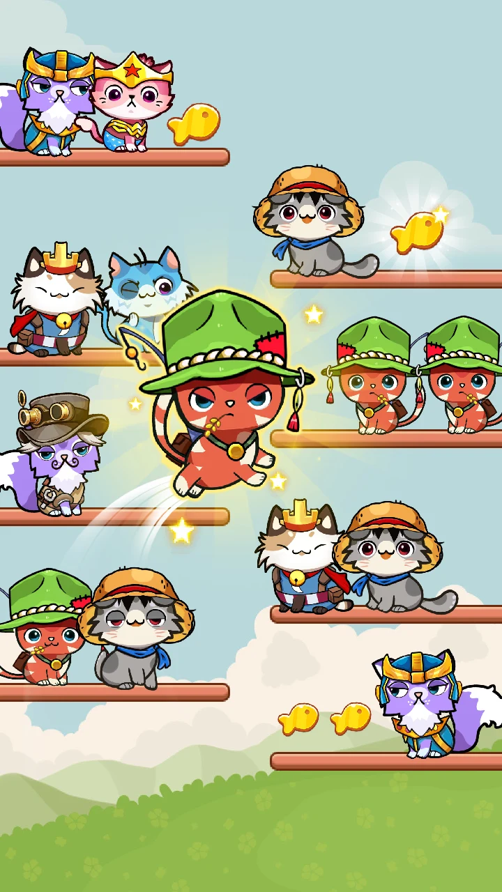 Cat Sort Color Puzzle Game screenshot